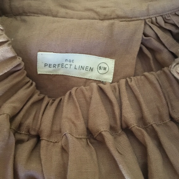 Not perfect linen 1950’s skirt - Picture 3 of 9